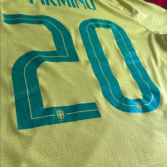 Brazil 🇧🇷 #20 Roberto Firmino 2018-19 Nike Home Vaporknit Player Edition Jersey - Picture 10 of 11